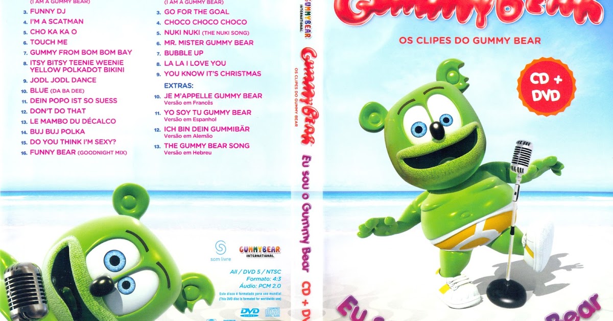Lobal.Capas Gummy Bear Cd e DVD