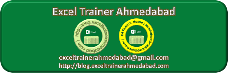 Excel Trainer Ahmedabad