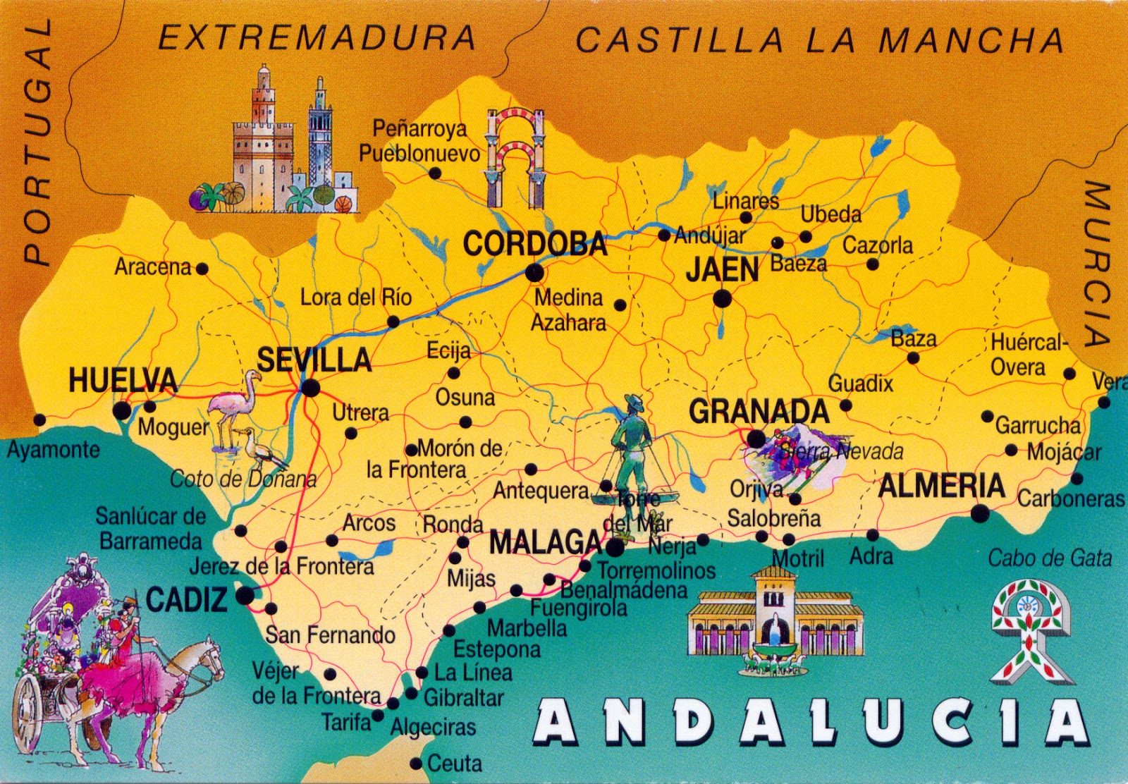L'Amministratore Rinnegato SPAIN+-+Andalusia+map