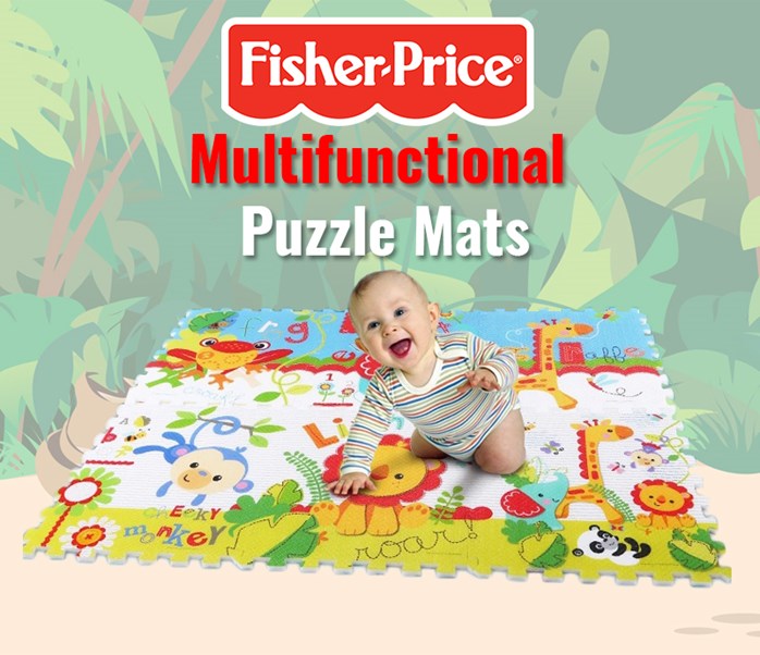 KEDAI ONLINE Fisher Price Multifunctional Puzzle Mats