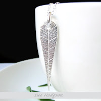 Leaf Silver Jewellery by Sue Hodgson