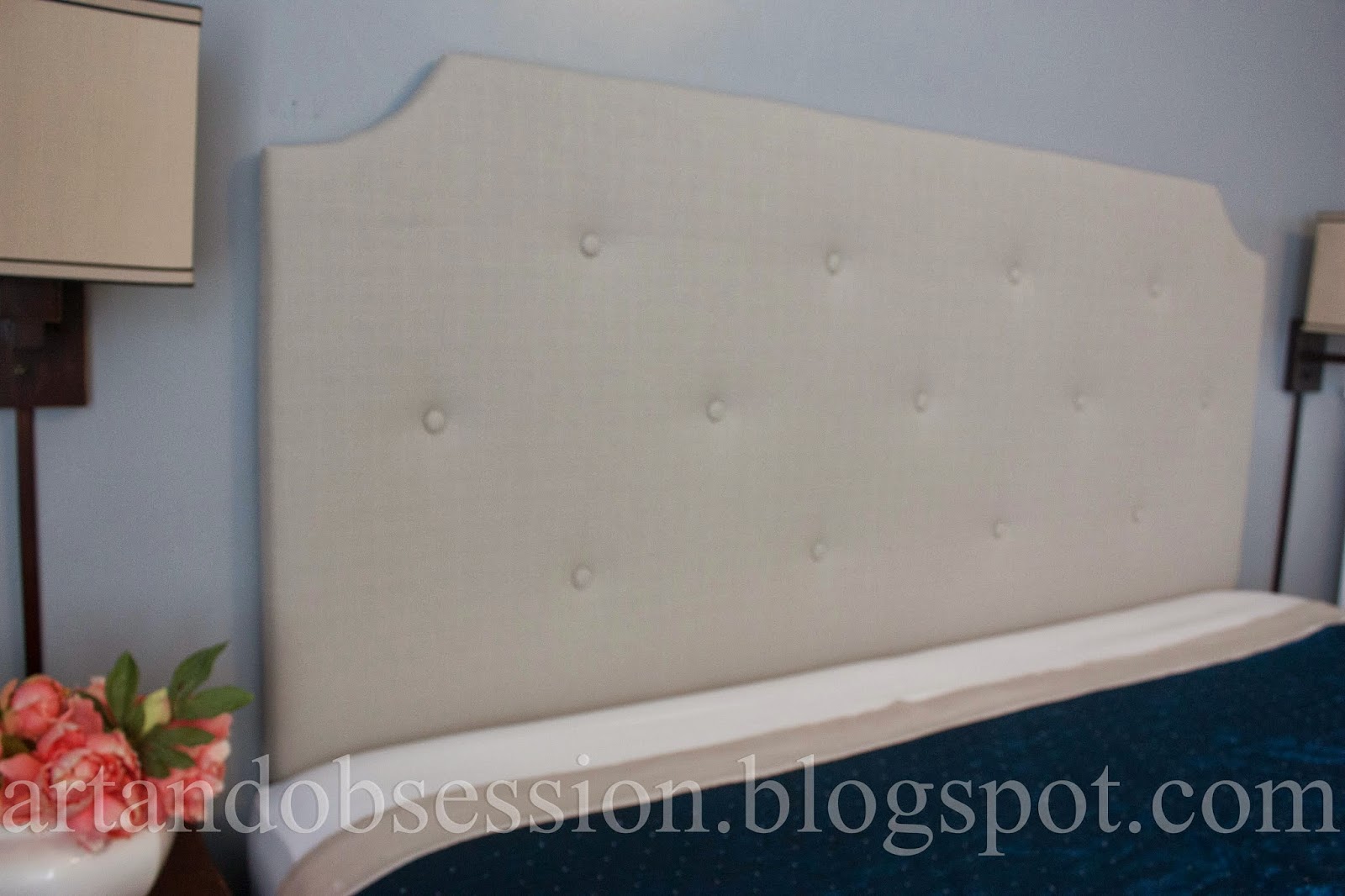Art and Obsession My DIY Kingsized Headboard