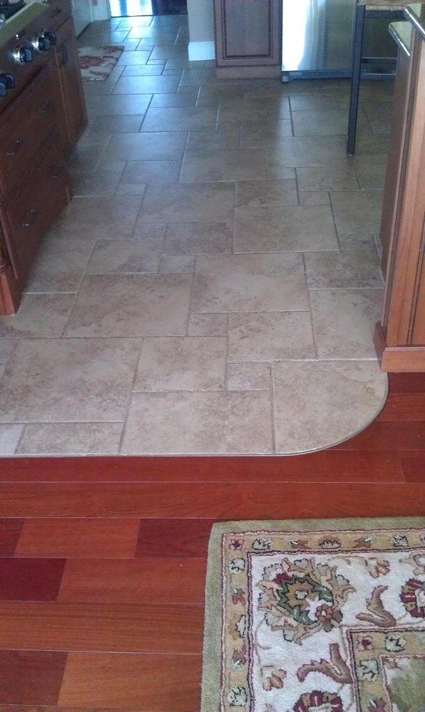 The Penny Parlor How To Curve A Tile Transition Strip