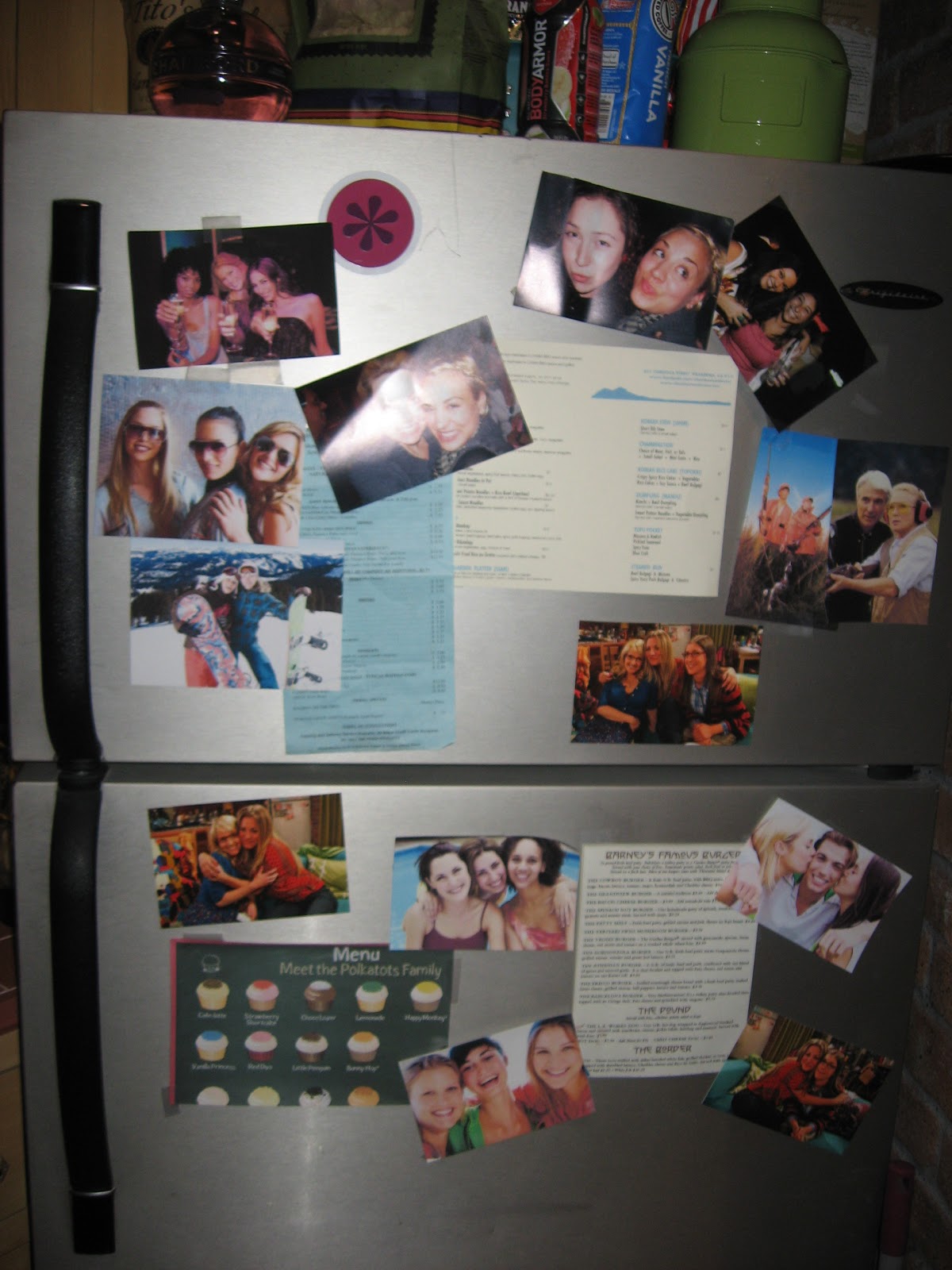 Has anyone noticed the community reference on penny's fridge? r