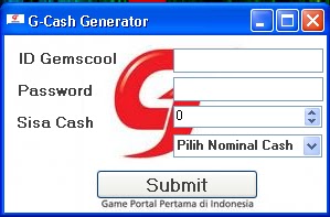 Generator G-Cash Gemscool Siap Gcash