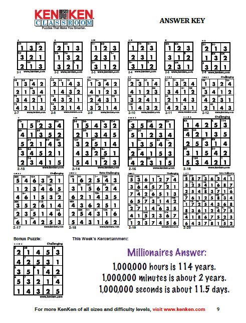Math = Love: KenKen In The Classroom