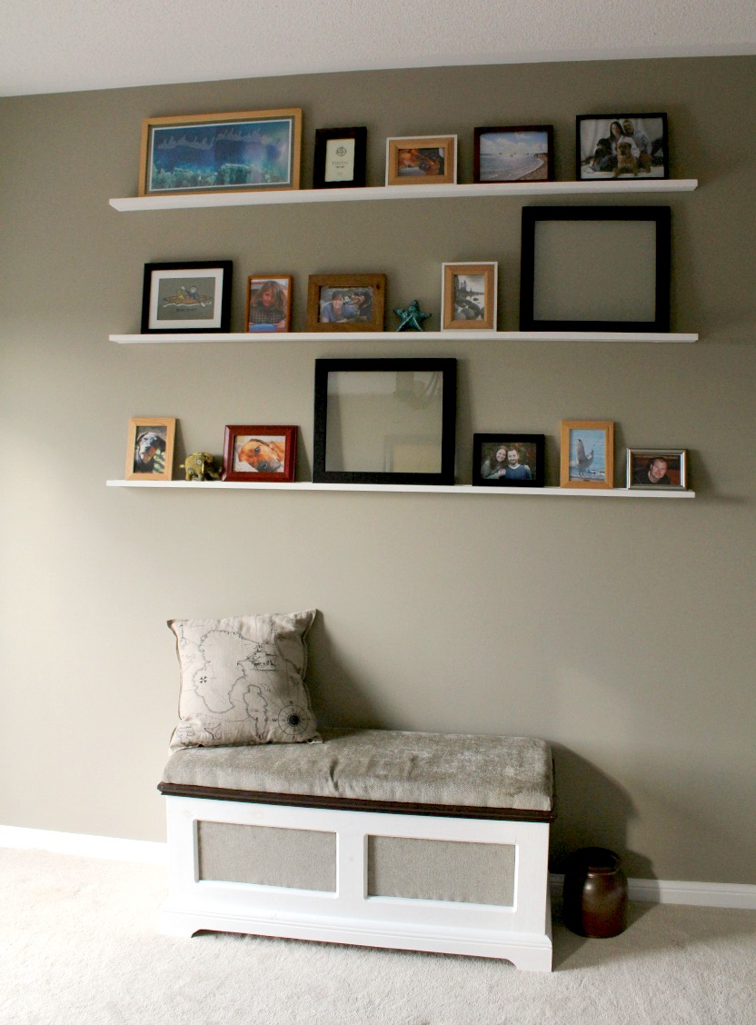 Turtles and Tails Floating Photo Shelves