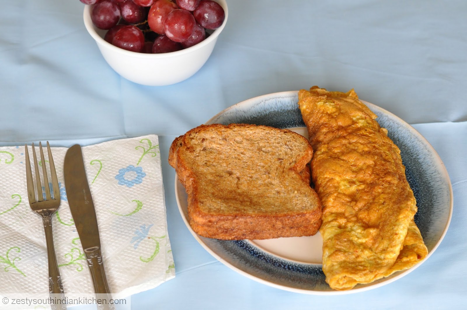 Rolled Omelet My tribute to Julia Child Zesty South Indian Kitchen