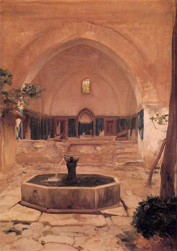 Painting of Lord Frederick Leighton artist, Lord Frederick Leighton
