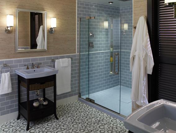 Baños Modernos: Baño moderno con ducha