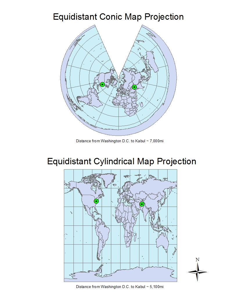 Geography 7 Lab James Poss Lab 5 Projections in ArcGIS