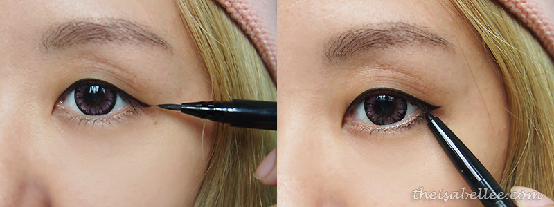 Using Makeup Revolution Awesome Dual Eyeliner