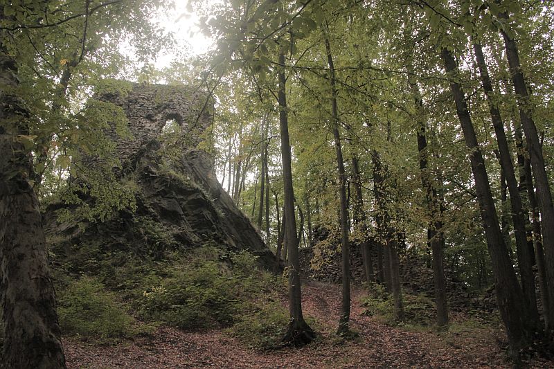Naturwunder Burg Hammerstein bei Machendorf in Nordböhmen