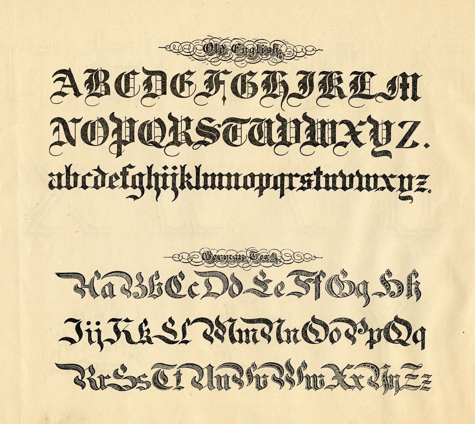 Spoodawgmusic: medieval calligraphy alphabet