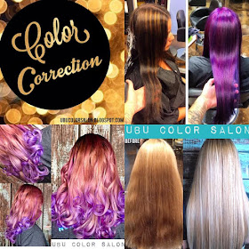 U B U Color Salon Hair Color Correction Tips From Your