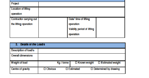 crane lifting plan notepad crane lifting plan notepad