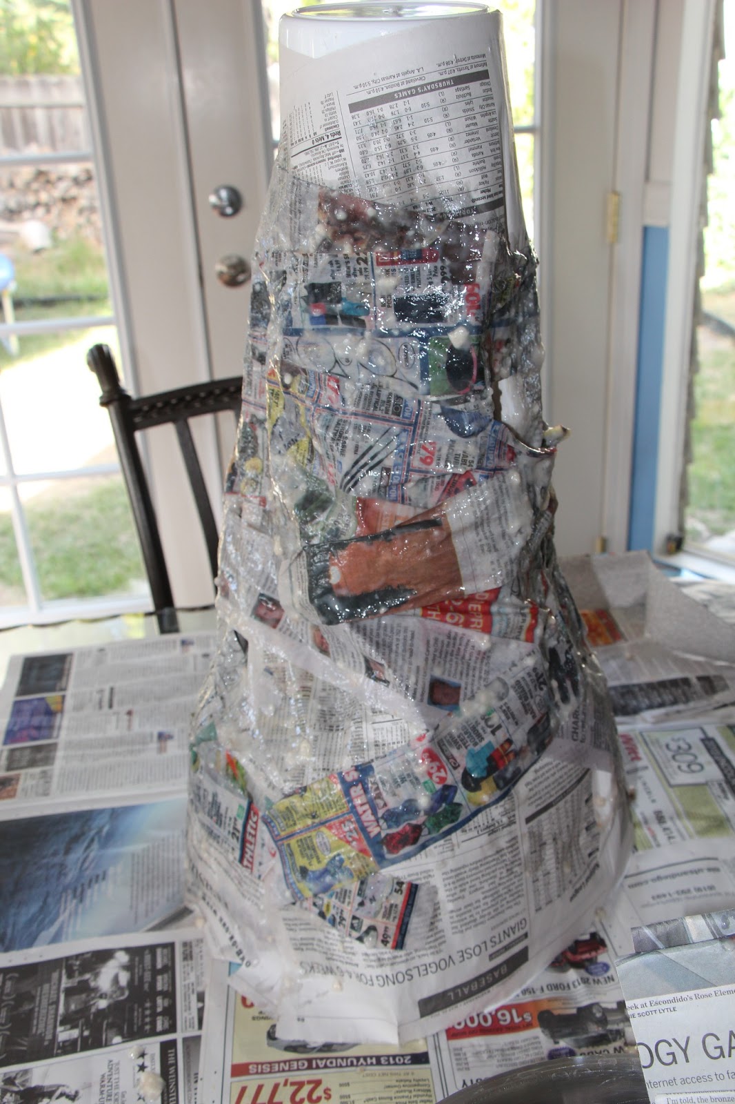 What a Ride! Construction Cone Pinata Tutorial