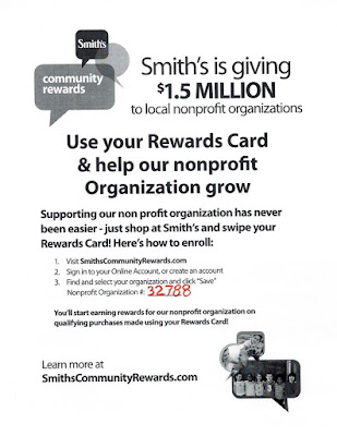 Smiths Community Rewards poster