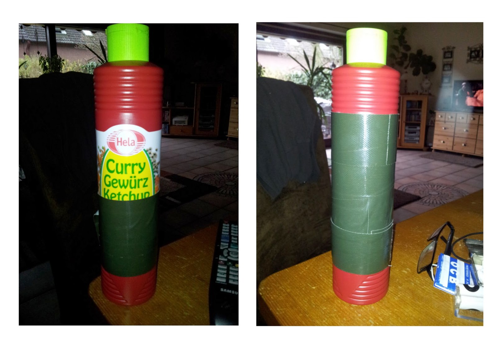 Wildnistourer Adventure Ketchup Flaschen Recycling