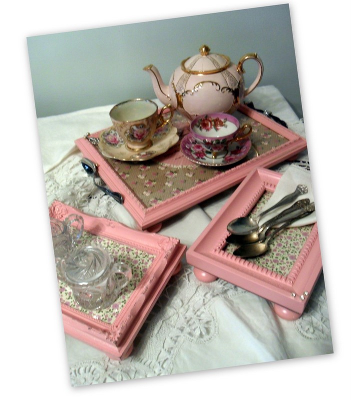 "Wonderfully Made" Tea Trays from Frames