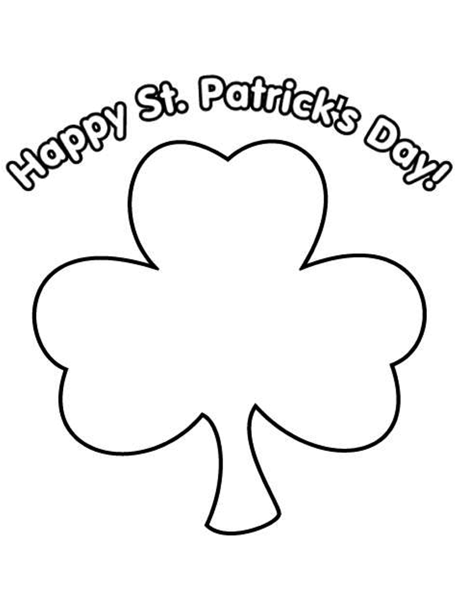 saint patricks coloring sheets