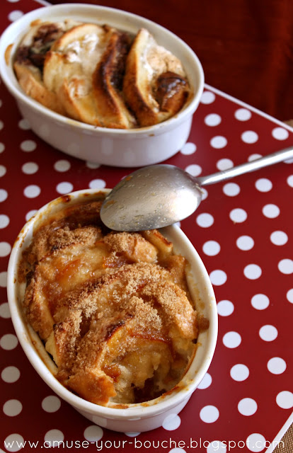 Bread and butter pudding two ways recipe