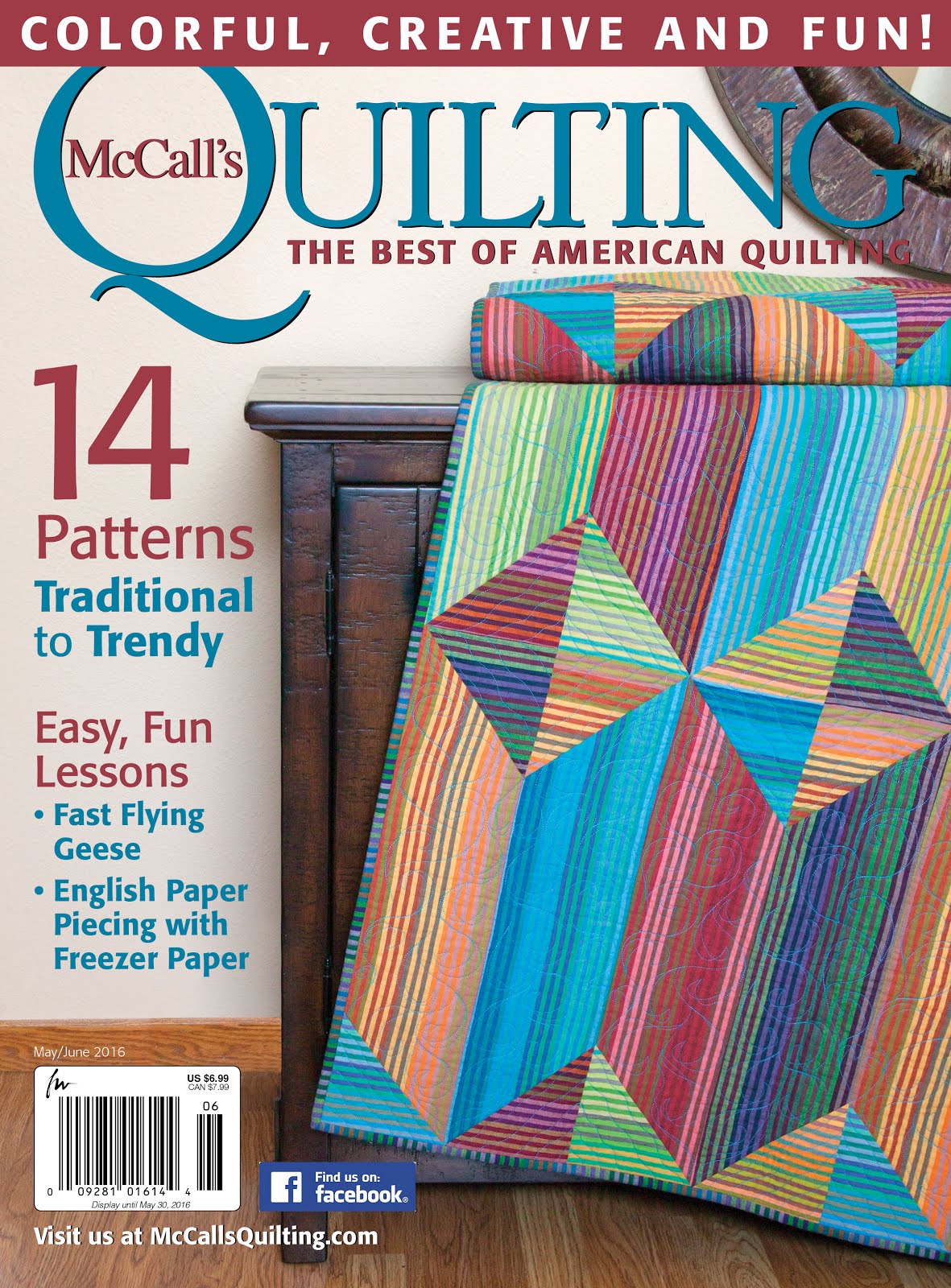 Featured In McCall's Quilting
