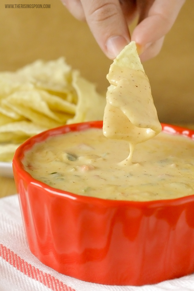 Homemade Queso Dip | The Rising Spoon: Homemade Queso Dip