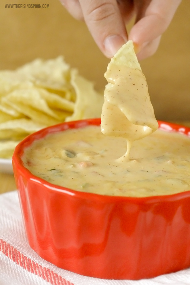 Homemade Queso Dip The Rising Spoon Homemade Queso Dip
