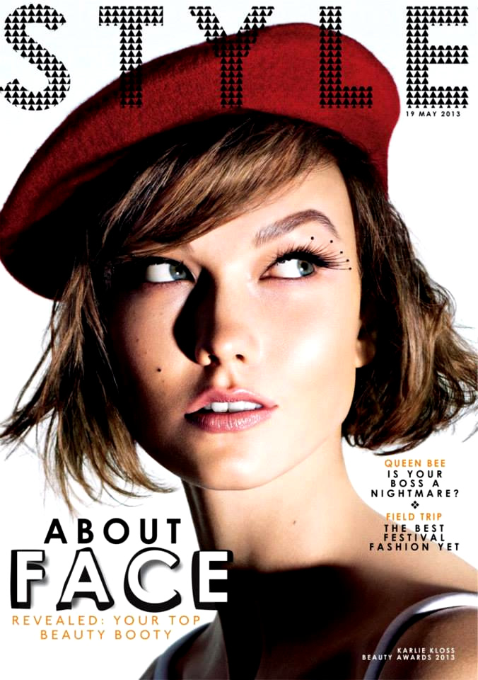 Karlie Kloss covers The Sunday Times Style Magazine May 2013 - Magazine