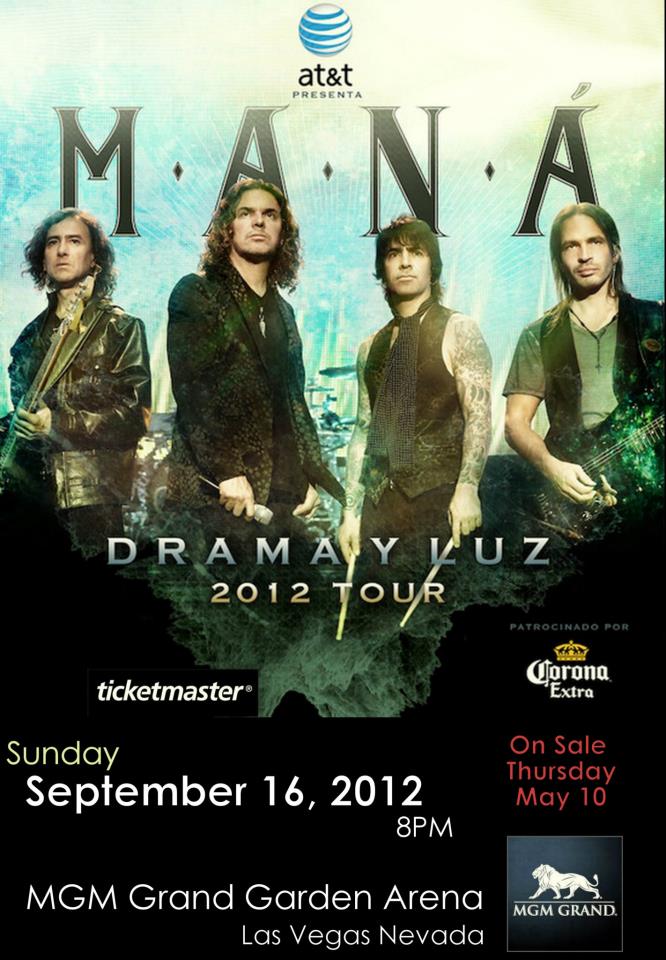 Blog de Cety: Mana en Las Vegas - Sept. 16, 2012 - MGM Grand Garden Arena