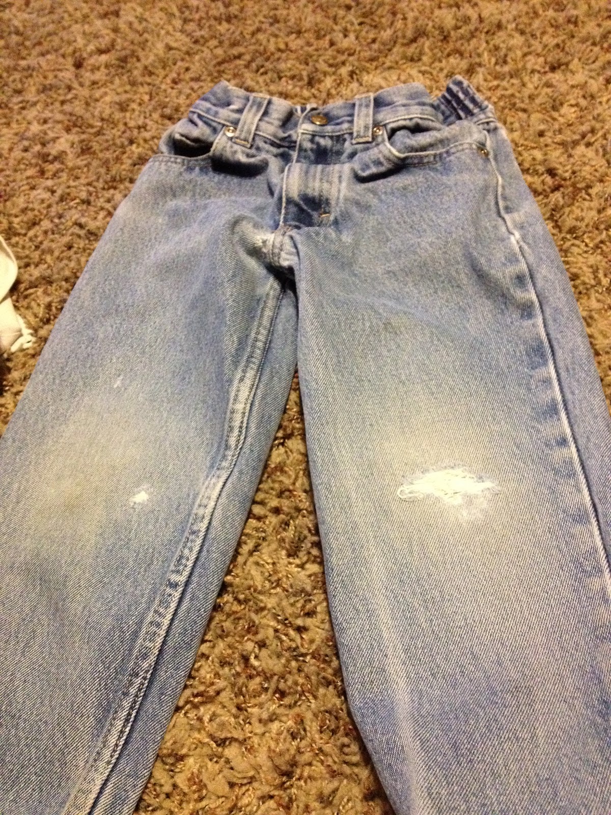 Crafty Night Owls Mending Holy Jeans Fun and Practical