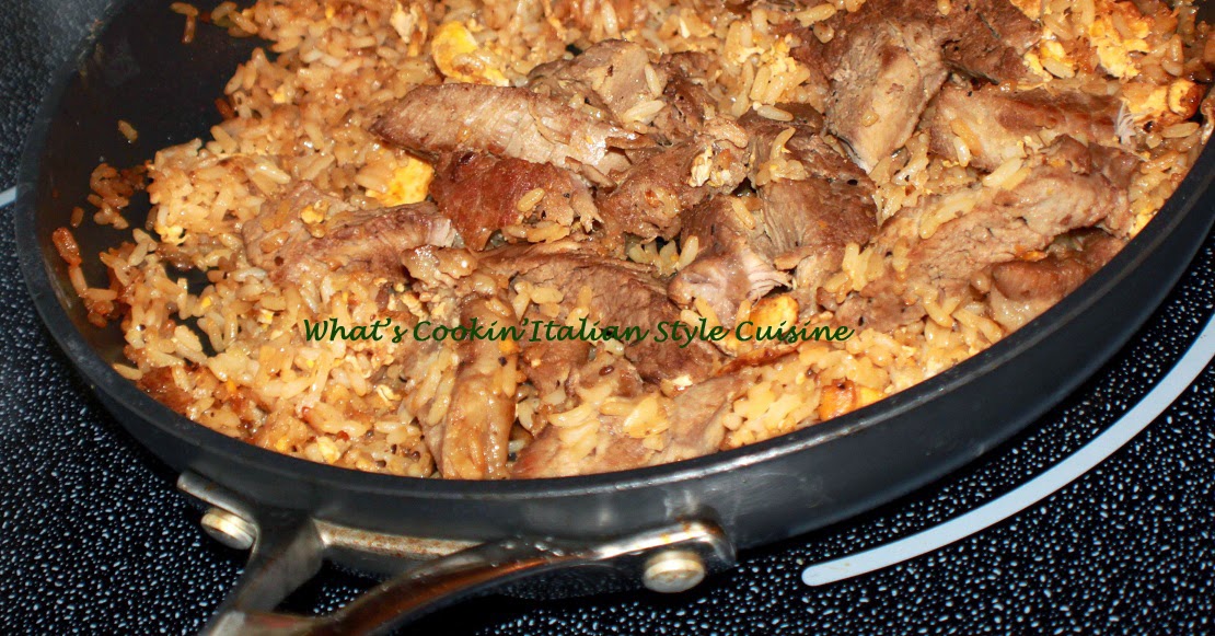 Leftover Beef and Rice Stir Fry Recipe What's Cookin' Italian Style