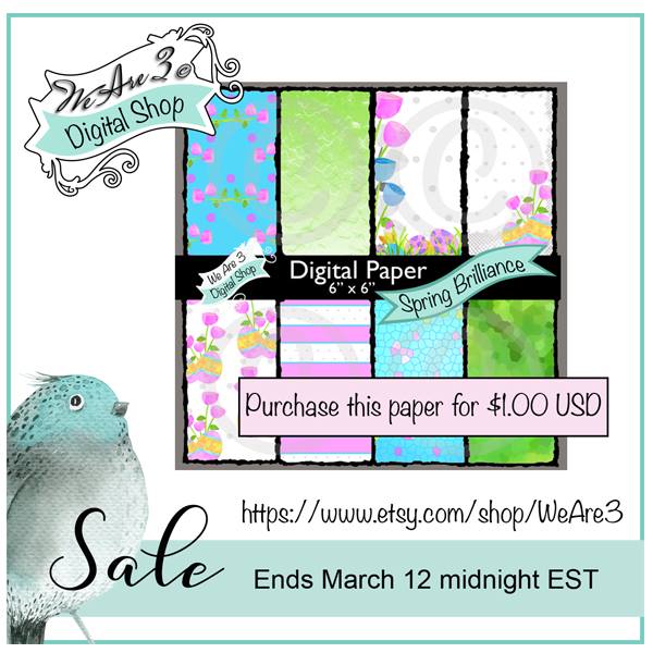We are 3 paper collection on sale 9-12 March