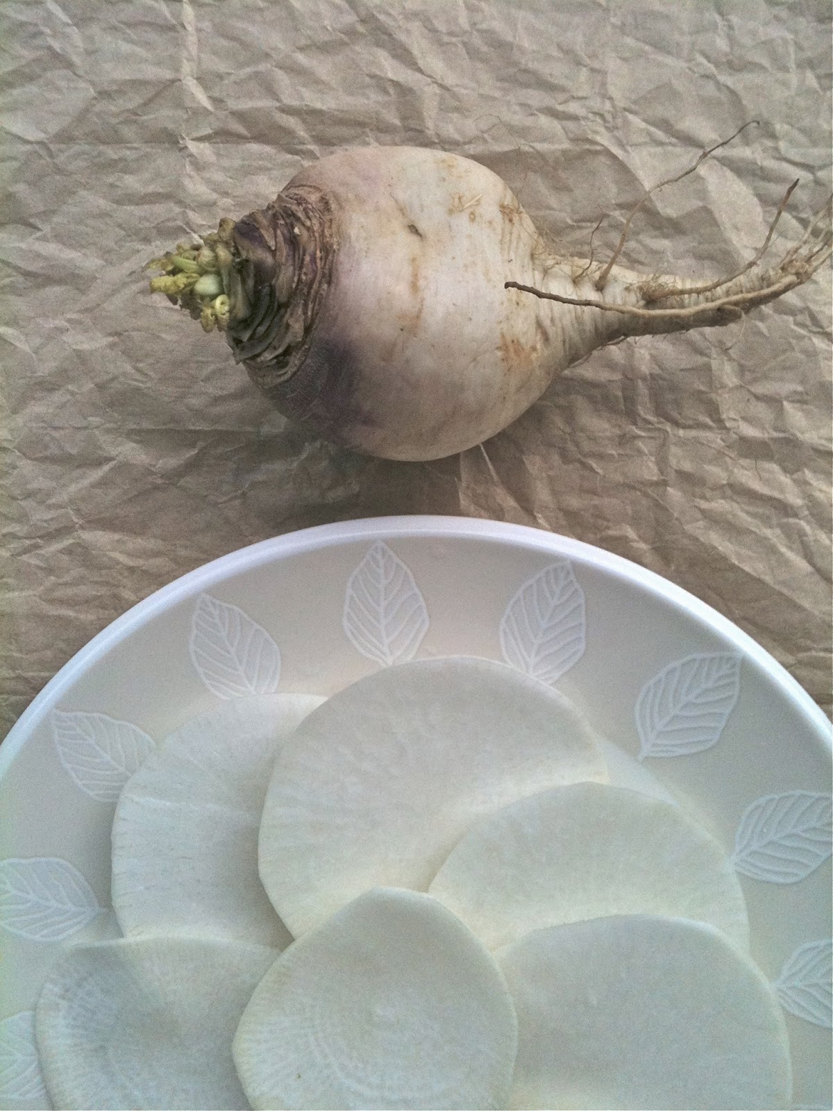 Passionately Raw! A Plate Full Of Turnips