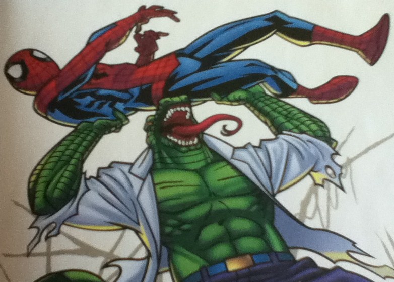 Spiderman Lizard Man