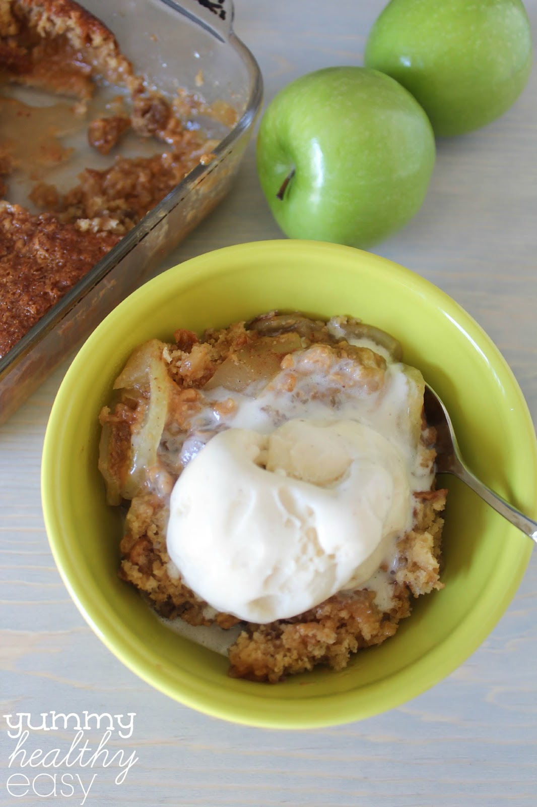 Caramel Apple Pudding Cake Yummy Healthy Easy