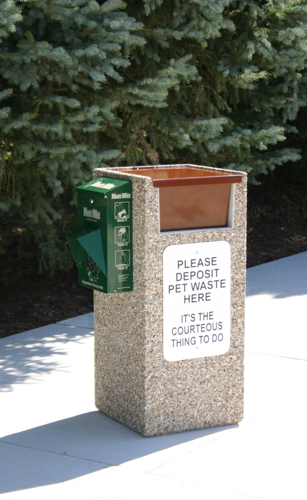 Doty and Sons Concrete Products, Inc. New Pet Waste Container for Your