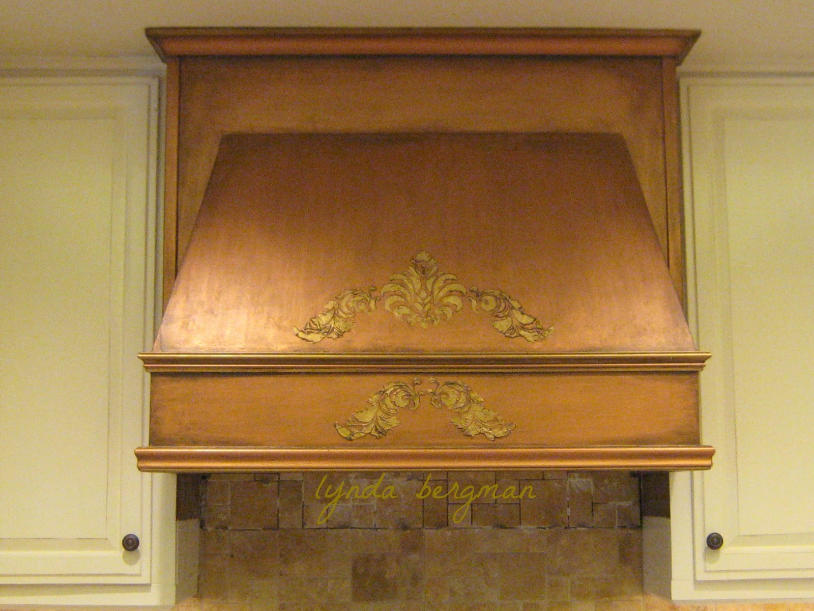 LYNDA BERGMAN DECORATIVE ARTISAN STEPHANIE'S NEW VENTAHOOD (PAINTING