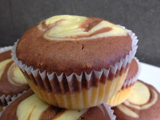 muffin variegati alla panna ... sofficissimi