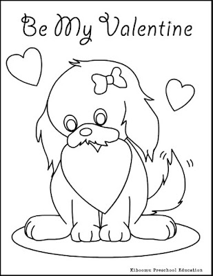 Be My Valentines Coloring Pages 