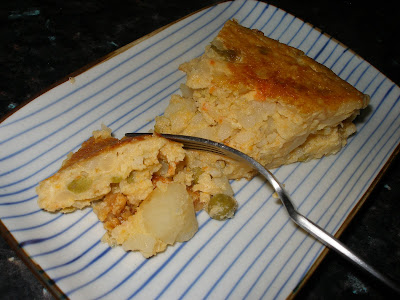 Tortilla Con Sabor A Bacalao
