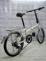 E 20 Inch TwoWheel 6 Speed Shimano Folding Bike