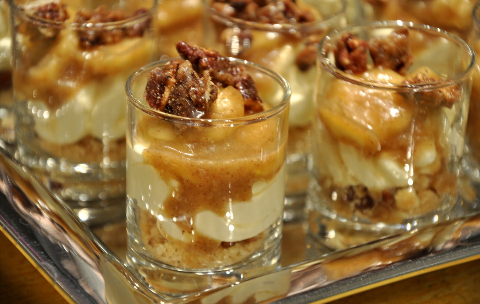 Party with Leah Bananas Foster Cups