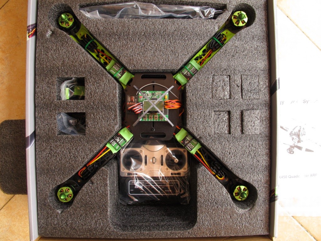 Maximus Radio Control TURNIGY SK450 QUADCOPTER READY TO FLY BRAND