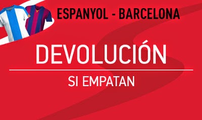 sportium bono 50 euros devolucion Espanyol vs Barcelona 25 abril sportium bono 50 euros devolucion Espanyol vs Barcelona 25 abril