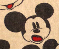 purse made out of Mickey Mouse pants