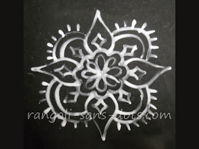 Rangoli kolam designs with /sans dots: Rangoli - Alpona / Arisi 