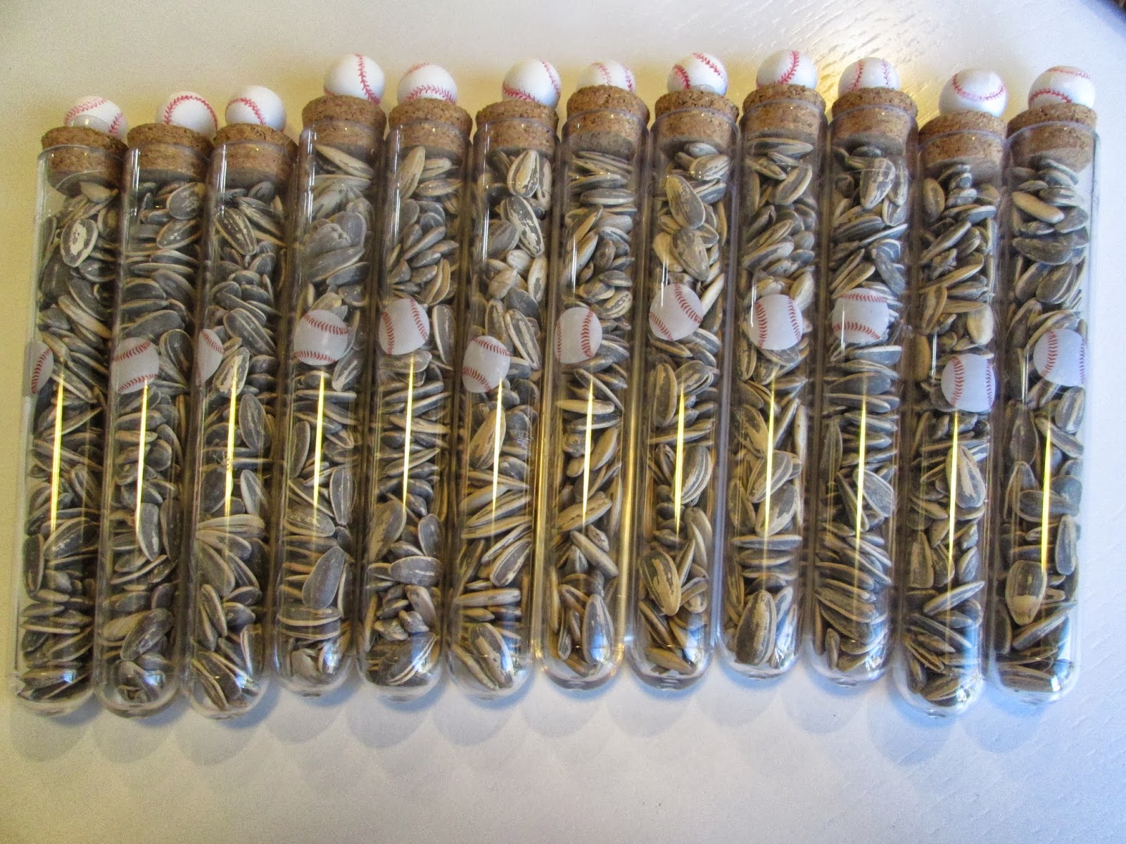 roommom27 Sunflower Seed Tubes for the Baseball Team