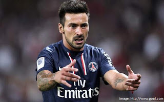 Ezequiel Lavezzi scored two to confirm PSG's place in the next round
